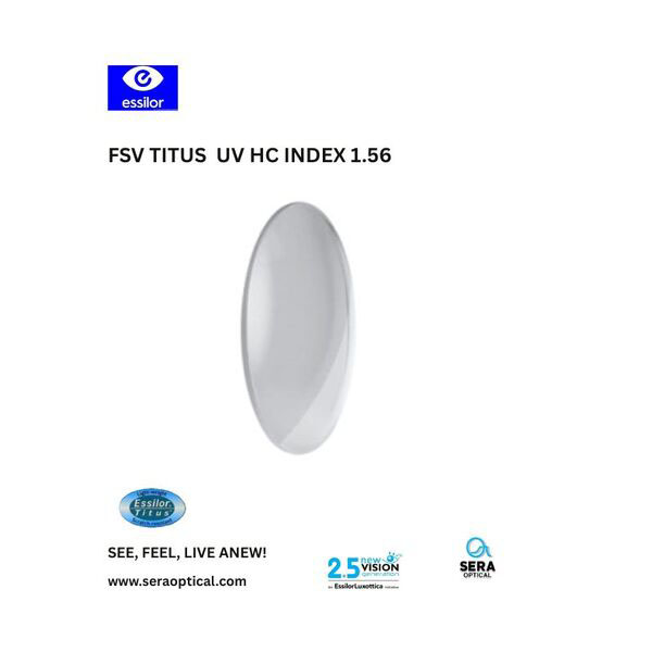 Scratch-resistant single vision lens with hard coating