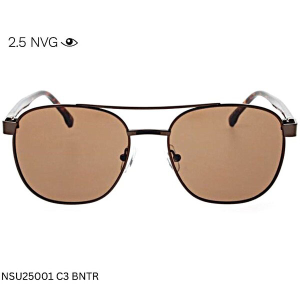 2.5 NVG SUN NSU25001 C3 BNTR Sunglasses – Brown Tortoise Frame with Premium UV Protection - Image 2