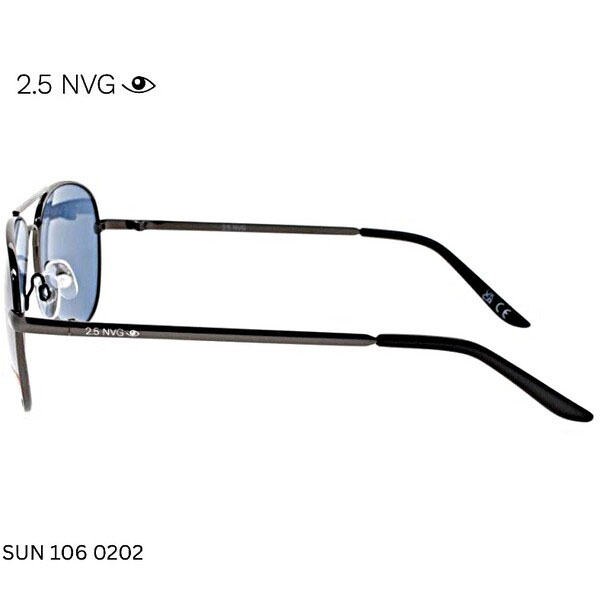 Stylish black metal frame sunglasses for driving and summer travel